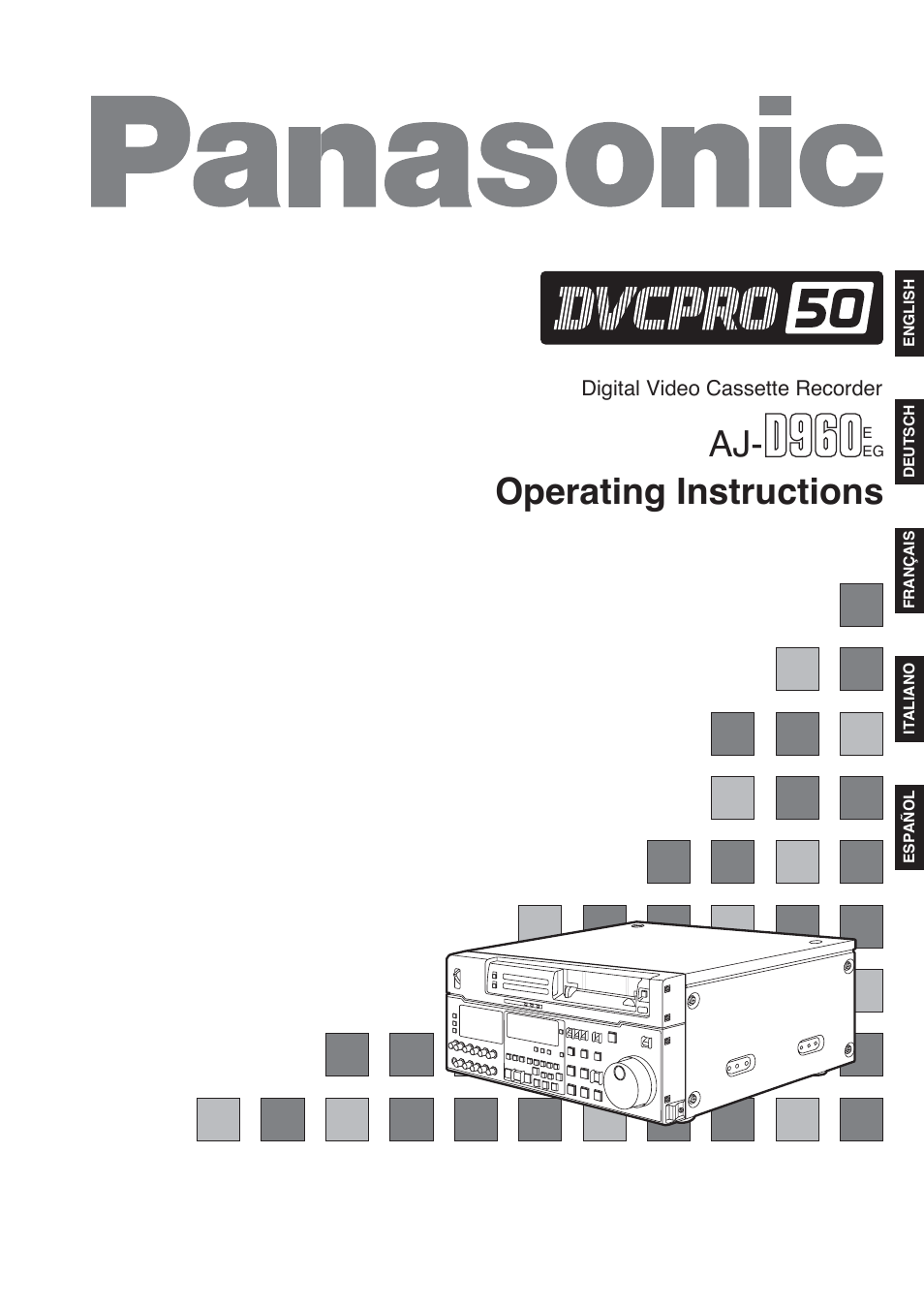 Panasonic AJ-D960 Benutzerhandbuch | Seiten: 124