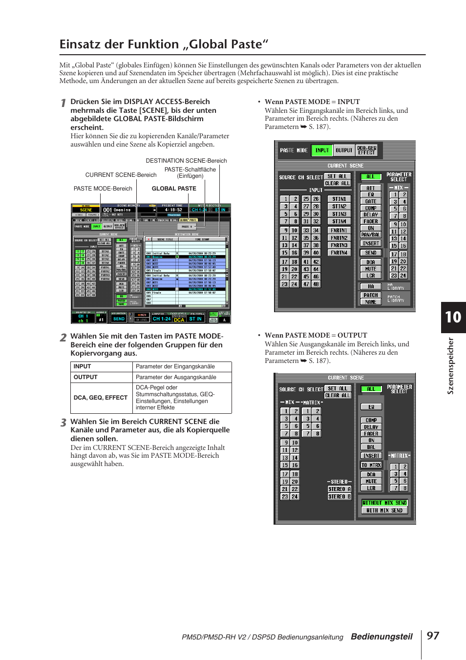 Einsatz der funktion „global paste | Yamaha PM5D-RH V2  DE Benutzerhandbuch | Seite 97 / 408