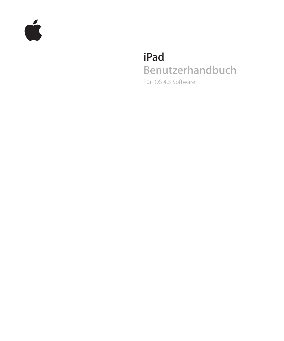 Apple iPad 2 (Fur iOS 4.3 Software) Benutzerhandbuch | Seiten: 228
