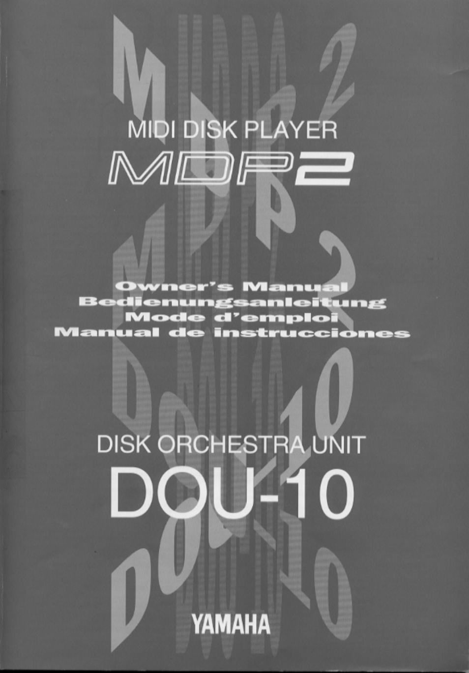 Yamaha DOU-10/MDP2 Benutzerhandbuch | Seiten: 37