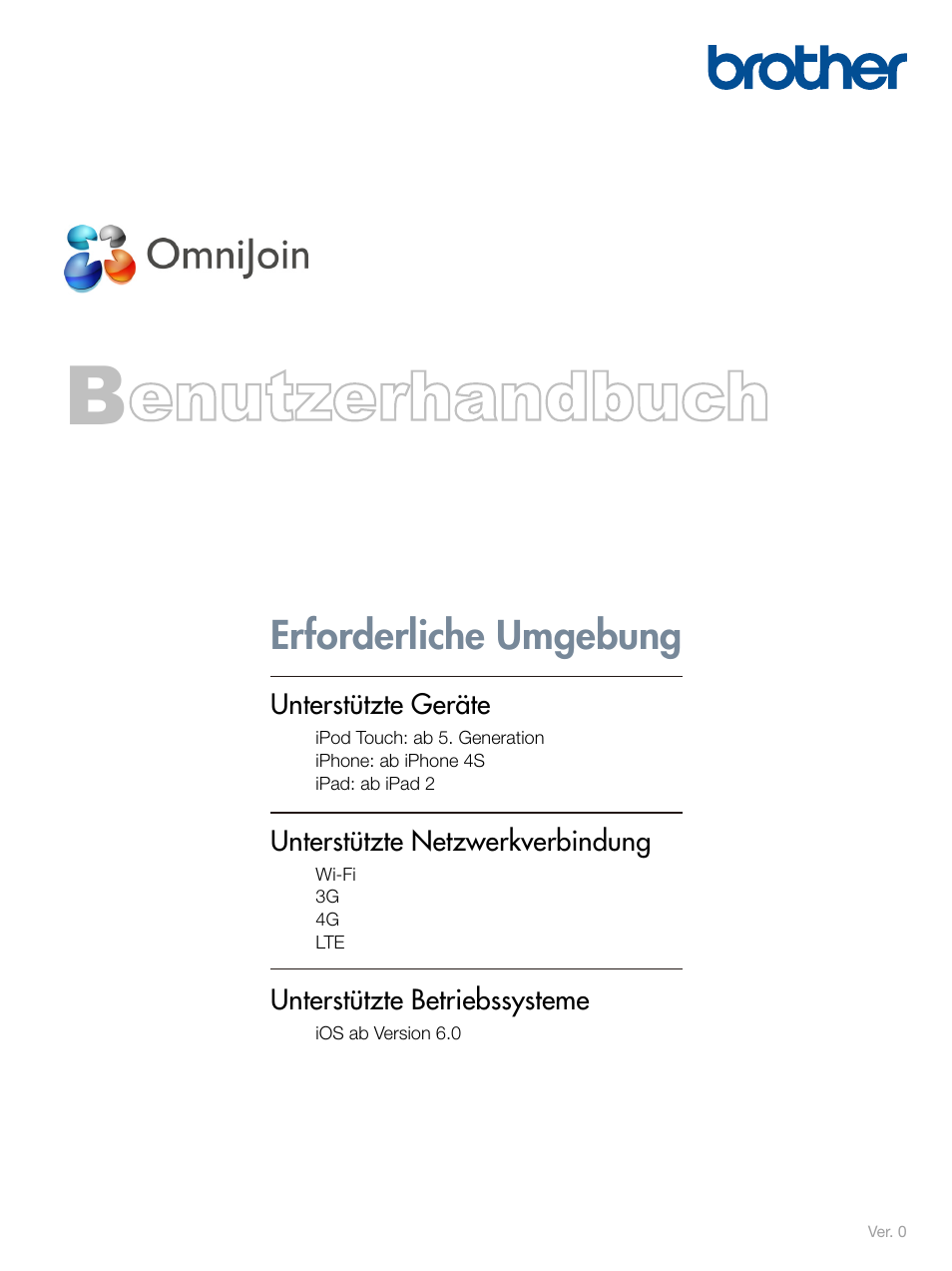 Brother OmniJoin Benutzerhandbuch | Seiten: 13
