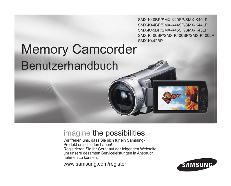 Samsung SMX-K40SP Benutzerhandbuch | Seiten: 138
