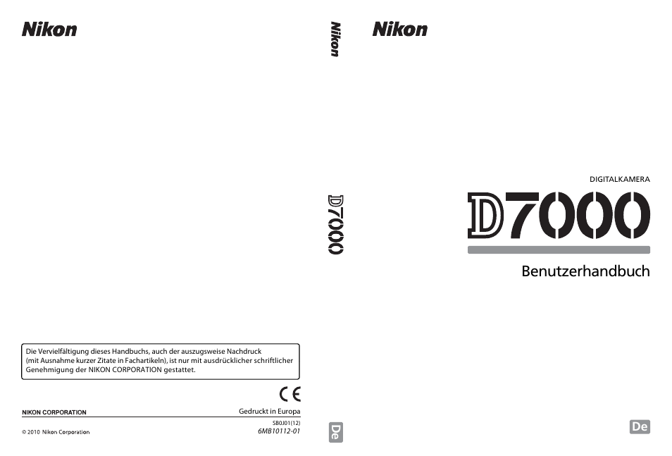 Nikon D7000 Benutzerhandbuch | Seiten: 348