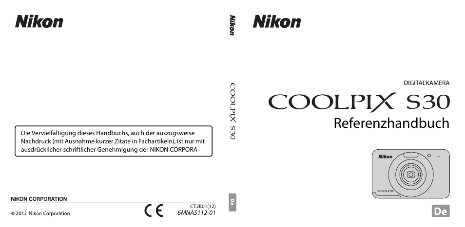Nikon Coolpix S30 Benutzerhandbuch | Seiten: 190