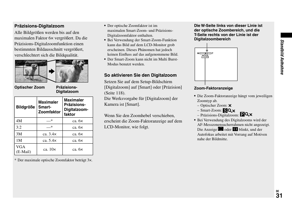 Sony DSC-L1 Benutzerhandbuch | Seite 31 / 268