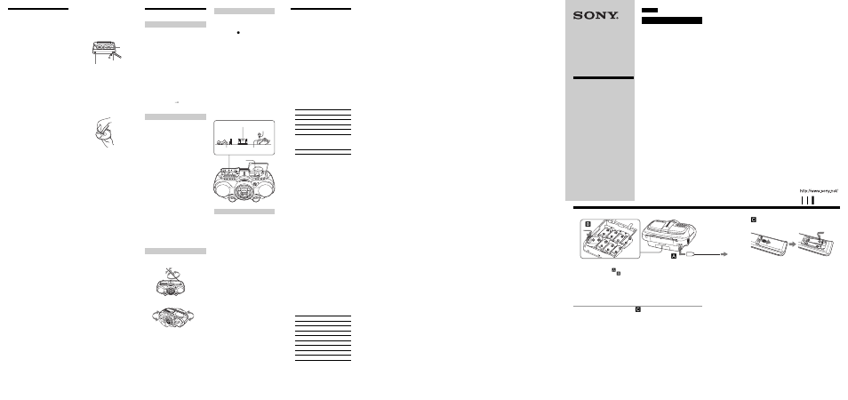 Sony CFD-G500 Benutzerhandbuch | Seiten: 2