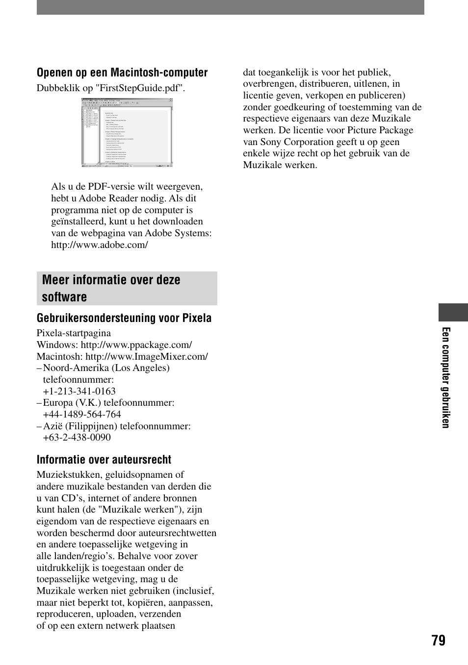 Meer informatie over deze software | Sony DCR-HC42E Benutzerhandbuch | Seite 207 / 259