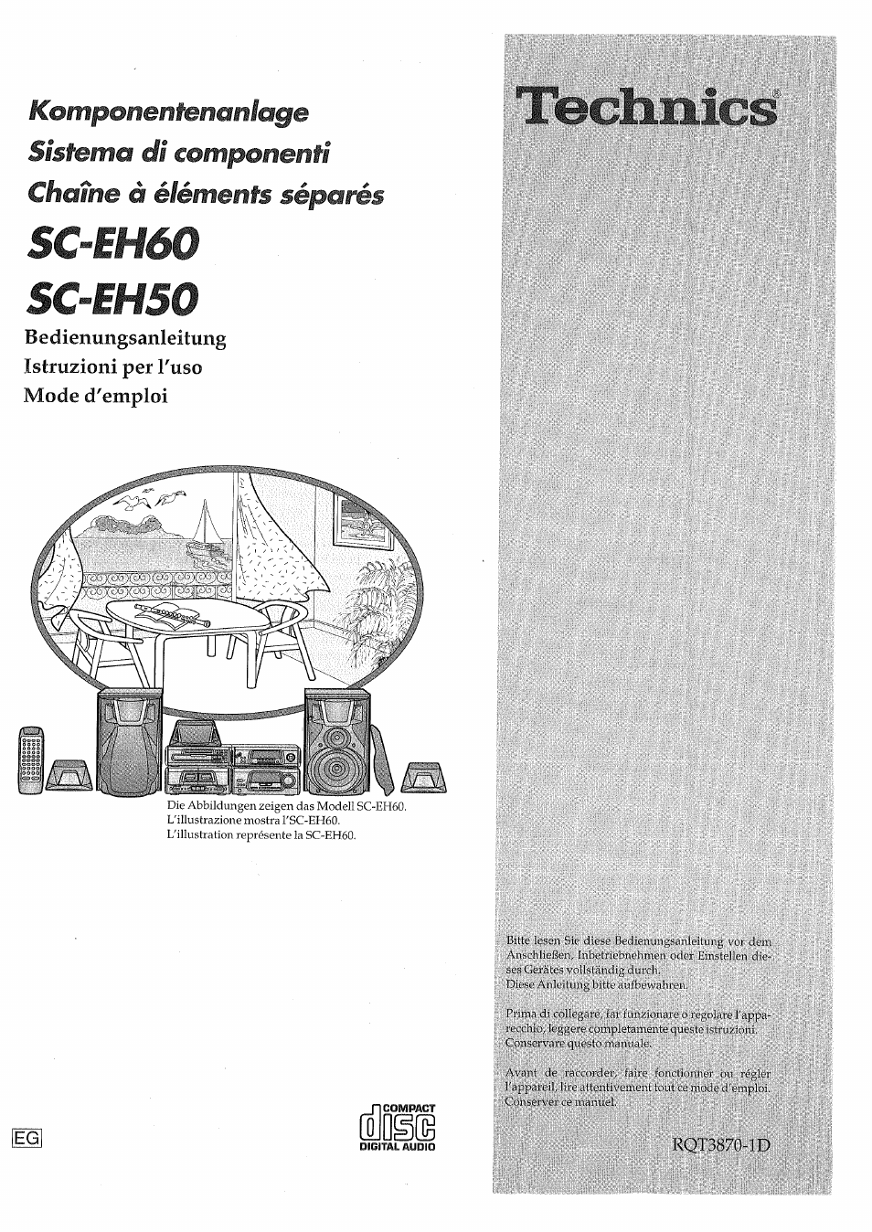Panasonic SCEH60 Benutzerhandbuch | Seiten: 120