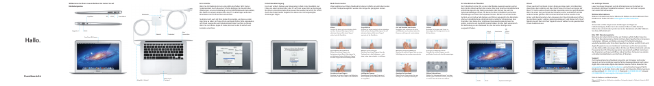 Apple MacBook Air (13-inch, Mid 2012) Benutzerhandbuch | Seiten: 2