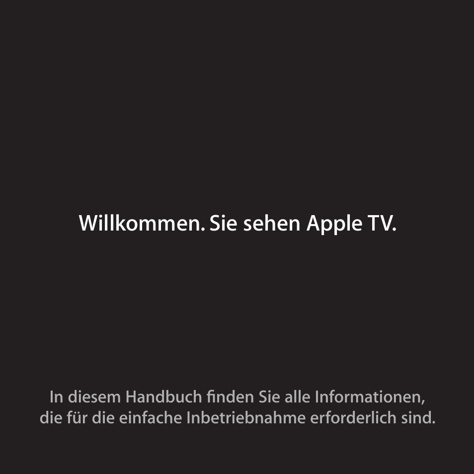 Apple TV (3rd generation) Benutzerhandbuch | Seiten: 36
