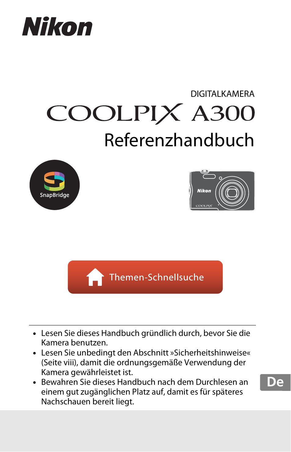 Nikon Coolpix A300 Benutzerhandbuch | Seiten: 178