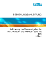 Vaisala Kalibrierung der Messwertgeber der HMDW2030- und HMP130-Serie mit dem HMI41
