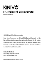 Kinivo BTC450 Bluetooth Hands-Free Car Kit for Cars with Aux Input Jack DE
