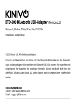 Kinivo BTD-300 Bluetooth 3.0 USB Adapter DE