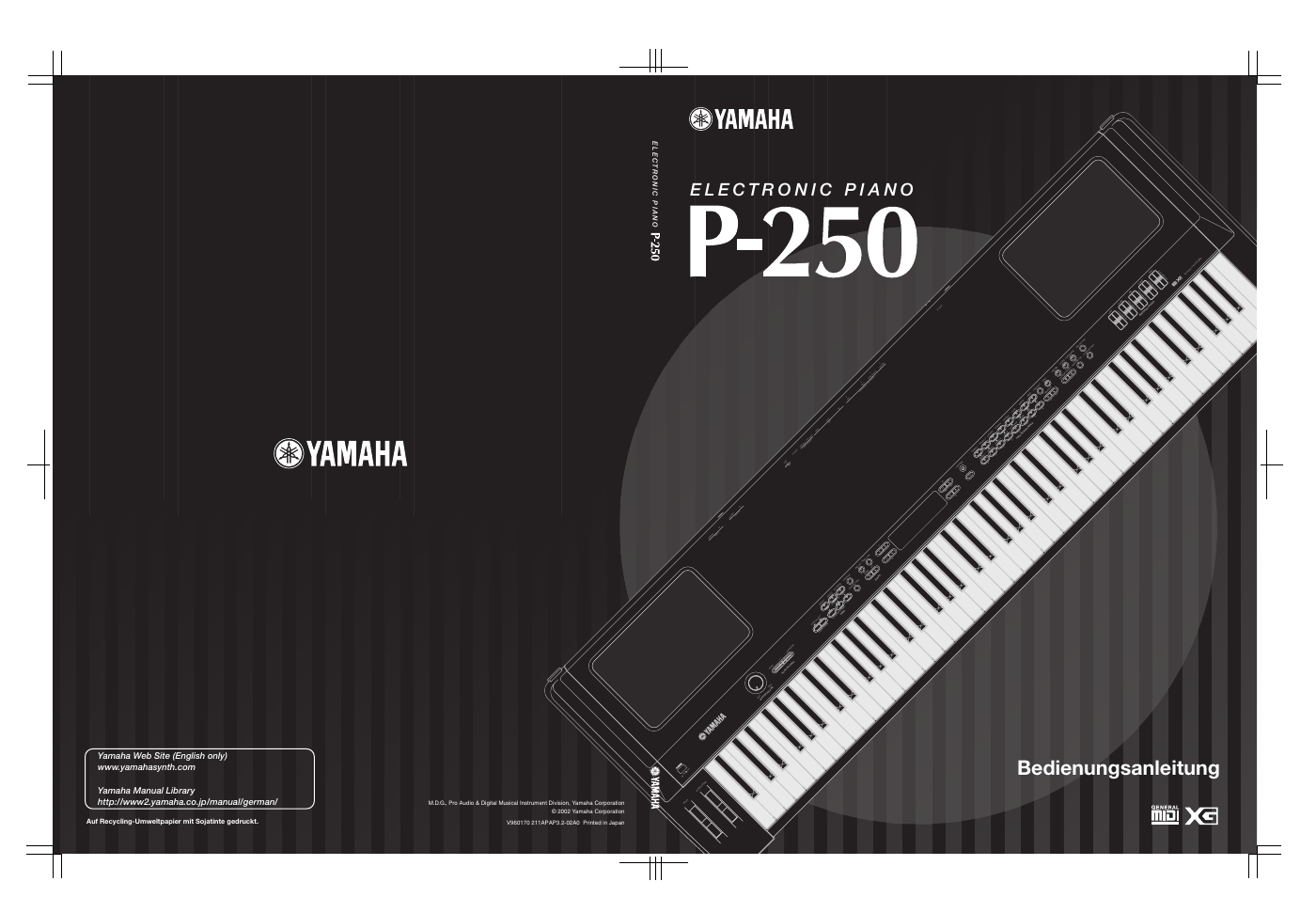 Peave Kriegerisch Trog yamaha p250 Land Vor Abfluss